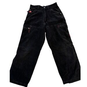 Vtg 90s NAG Nesi AG Wide Leg Baggy Cotton Corduroy Skater Pants Youth Size16